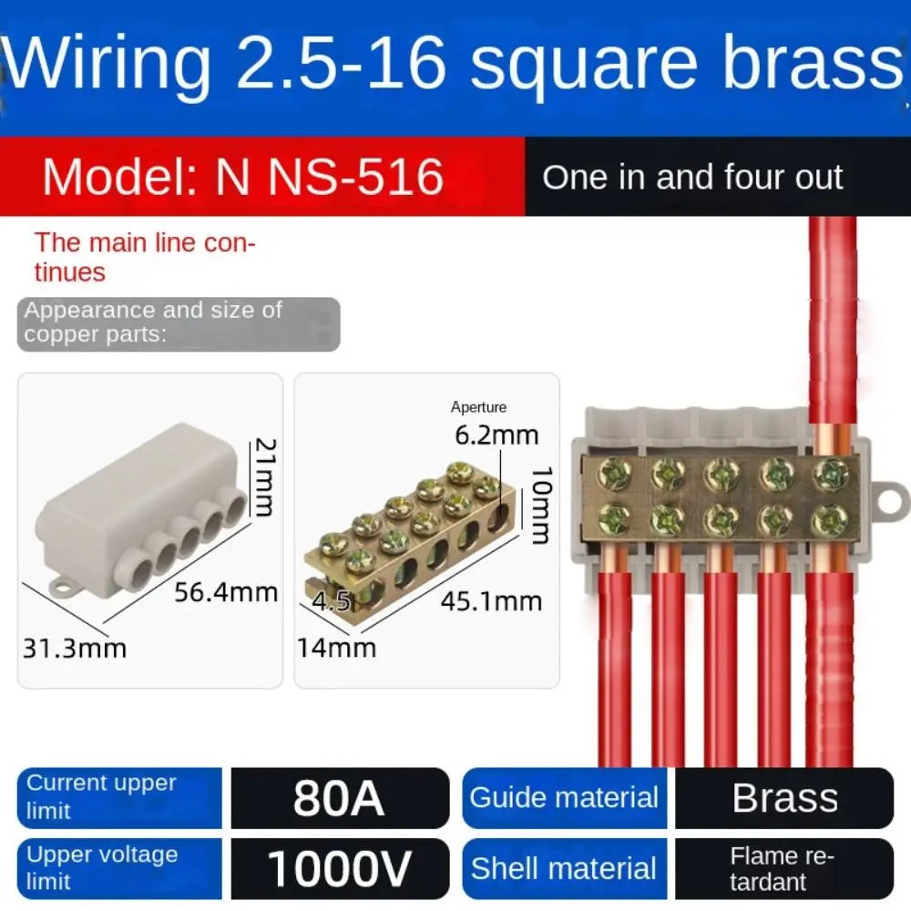 T-Shaped Wiring Terminal Locking Quick Crimp Electrical Wire Cable Junction Box ZK-M306 ZK-M406 Electrical General Connector