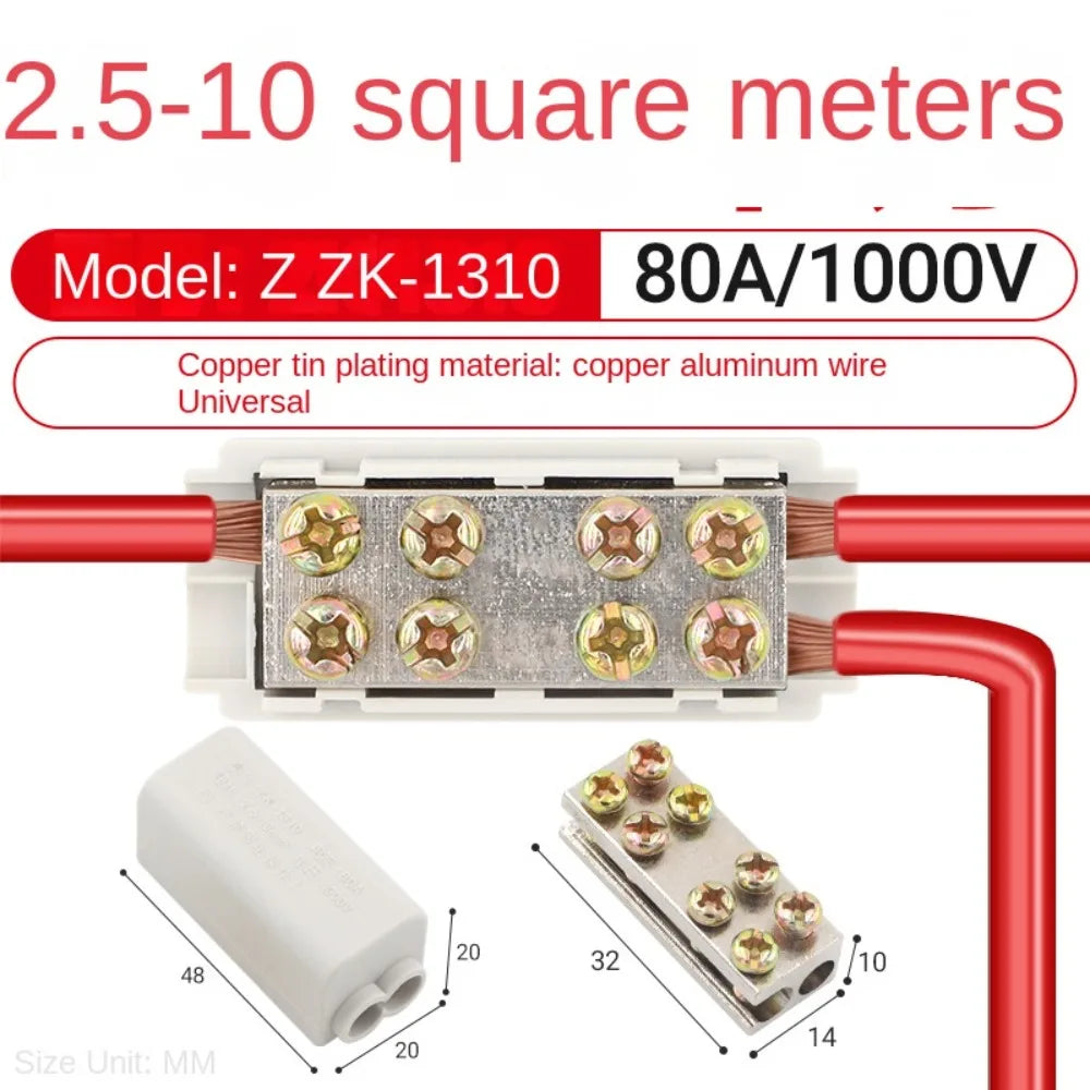 T-Shaped Wiring Terminal Locking Quick Crimp Electrical Wire Cable Junction Box ZK-M306 ZK-M406 Electrical General Connector